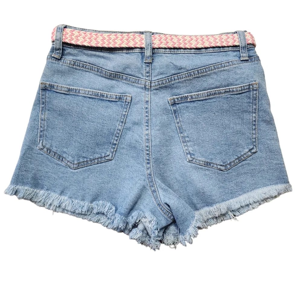 Women's No Boundaries Hi Waist Jean Shorts Sz 6 NWT